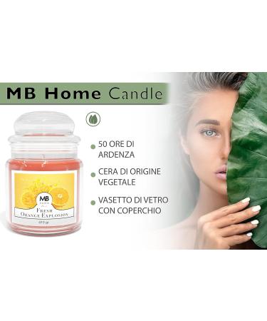 Candles MB Home Basic - 410GSM Fresh Orange Explosion | International Shipping Available - Buy Online on GoSupps.com
