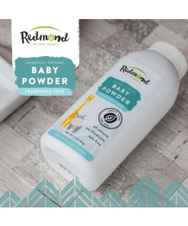 Redmond Clay Baby Powder - Natural, Gentle and Hypoallergenic - 3 Ounce, 10 Ounce (1 Pack) - Buy Online on GoSupps.com