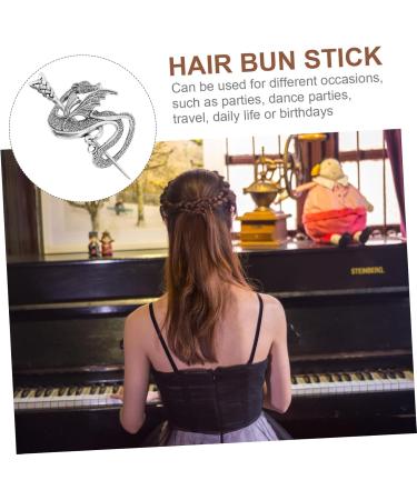 Ipetboom Vintage Viking Hairpins Hair Accessories Hair Stick Hair Clip Hair Barrettes Hair Slide Hair Bun Accessories Alloy Hair Barrette Hair Bun Stick European and American Ireland Miss - Buy Online on GoSupps.com