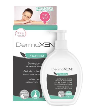Dermoxen Proneem Antibacterial Intimate Cleanser for Women. Intimate Soap Ideal for Menstrual and Pregnancy. with Tribulus Terrestris and Propolis Extract. Nickel Tested. 200 ml