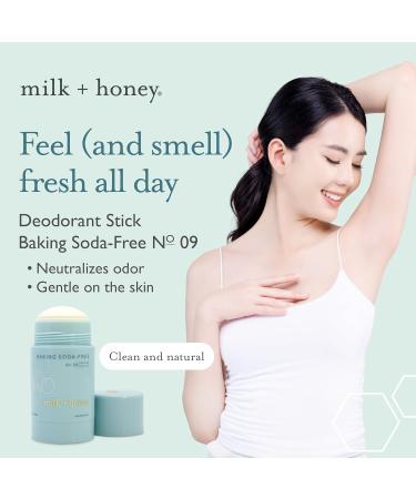milk + honey Baking Soda Free Deodorant No. 09 Aluminum Free Deodorant for Women and Men Natural Deodorant with Lavender and Tea Tree Scent 2.6 Oz Baking Soda Free / Lavender Tea Tree - Buy Online on GoSupps.com