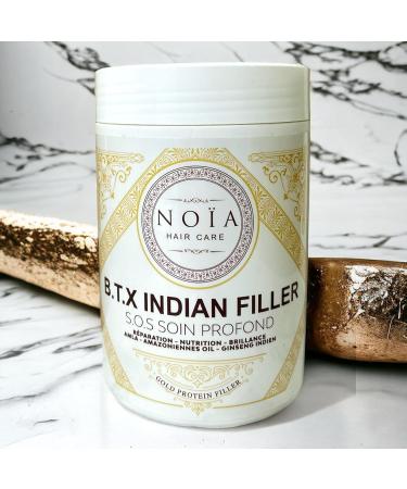 Noia Hair - B.T.X Capillaire INDIAN FILLER AMLA OIL - AMAZONIAN OIL - INDIAN GINSENG Sulfate Free Paraben Free Formaldehyde Free - Repair Nutrition Extreme Shine 1000ml - Buy Online on GoSupps.com