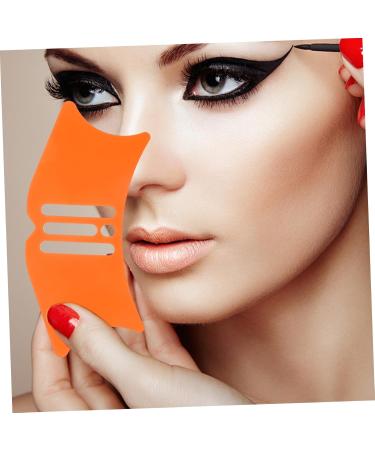 Beavorty Silicone Makeup Applicator Silicone Eyeliner Eyelash Applicator Eye Makeup Tool Make up Tools for Eyes Eyeliner Stencils Eye Protection Shield Mold Blindfold Orange Miss 10.3x3.8cm Orange - Buy Online on GoSupps.com