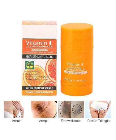 Vitamin C Underarm Whitening Balm for Women - Antiperspirant Deodorant with Odor Removal - Dark Spot Corrector for Elbows and Knees - All Day Sweat Protection - Buy Online on GoSupps.com