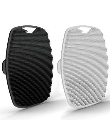 Body Scrubber, 2PCS Soft Silicone Body Scrubber, for Nourishing Cleaning & Exfoliating Your Skin Lather Boosting Bristles, Long-Lasting & Easy to Clean