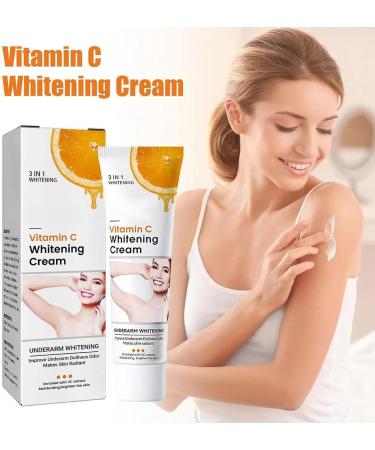 Whitening Cream Underarm Whitening Cream For Dark Armpit Treatment Skin Whitening Cream For Knees With Vitamin C Body Creams For Women Armpit Whitening Cream Lightening Cream For Knees& Elbows&Leg - Buy Online on GoSupps.com