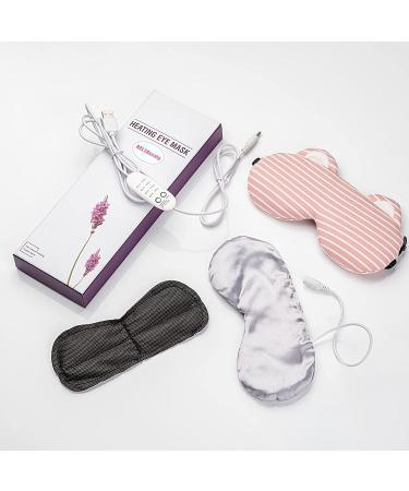 USB Heated Eye Mask for Sleeping and Dry Eyes - Time & Heat Control, Relieve Dry Eye Syndrome, Stye, Blepharitis - Great Sleep Aid - Buy Online on GoSupps.com