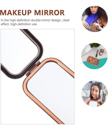 Beaupretty Moms Gift Folding Pocket Mirror - Double-Sided Small Dragonfly Travel Makeup Mirror - Claret - Buy Online on GoSupps.com