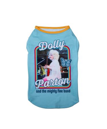 Doggy Parton Blue Dolly & The Mighty Fine Band Shirt for Pets - XS (22120725) X-Small Blue