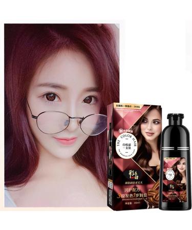  Goowafur Hair Color Shampoo Hair Color Shampoo - 450 ml of instant color shampoo with rich natural lather | Long-lasting shampoo for hair care without - Buy Online on GoSupps.com