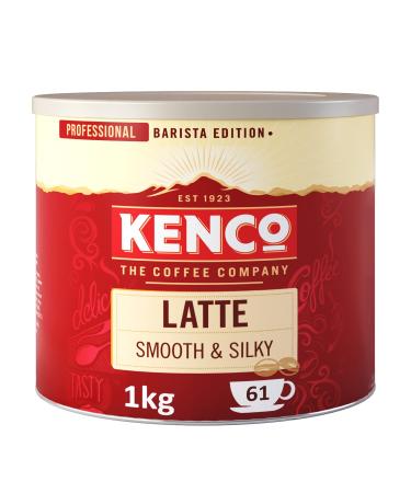 Kenco Latte Instant Coffee Tin 1 kg 6 x 1 kg Latte 1 kg (Pack of 1)