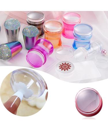 Nail Art Stickers for Women - Removable & Flexible Nail Seal for Party Decor | Silicone Stamp & Scrub Tool for Perfect Manicure - Buy Online on GoSupps.com