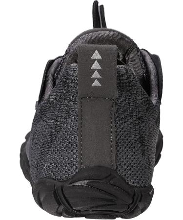 Joomra Women's Minimalist Trail Running Barefoot Shoes - Wide Toe Box, Zero Drop 9-9.5 | Dark Grey - Buy Online on GoSupps.com