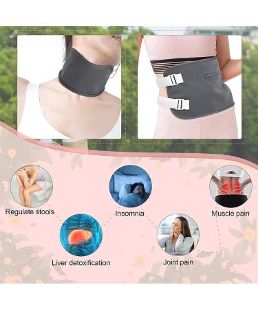 Reusable Organic Castor Oil Pack Wrap Kit - Adjustable Cotton Wrap for Belly & Neck | Eco-Friendly & Versatile Castor Oil Solution - Buy Online on GoSupps.com