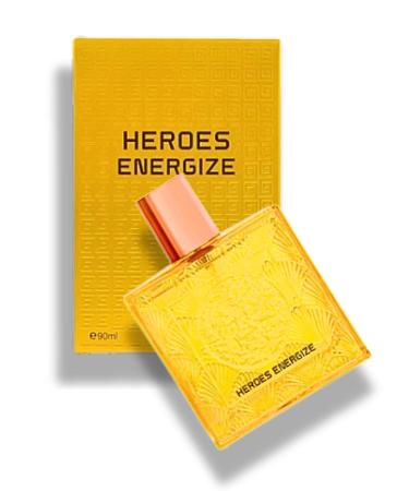 HEROES ENERGIZE EAU DE TOILETTE POUR HOMME 3.4 FL. OZ. Citrus Aromatic fragrance for men. - Buy Online on GoSupps.com