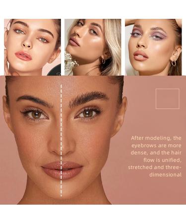  EONFAVE EONFAVE Waterproof Eyebrow Gel Long Lasting Shape with Brush Highly Pigmented Eyebrow Color Light and Non-Greasy Styling ( - Buy Online on GoSupps.com