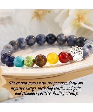 Dabem Rainbow Bridge Pet Memorial Bracelet - Sympathy Gift for Women/Men - Blue - Buy Online on GoSupps.com