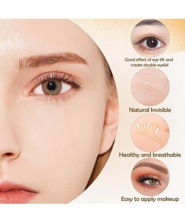 New 120 Pairs Double Eyelid Lift Strips Invisible Double Eyelid Tape Stickers Thick Eyelid Suitable for Most Eye Shapes (Oval) - Buy Online on GoSupps.com