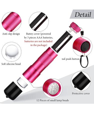 2 Pcs Mini UV Nail Lamp with Stamper & Scraper Plate - Portable LED Light Dryer for DIY Nail Art - Buy Online on GoSupps.com