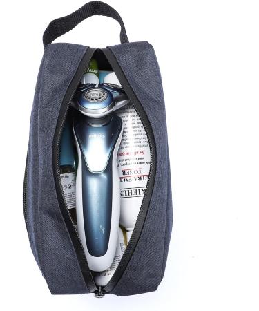 Toiletry Bag for Men Etercycle Portable Travel Wash Bag Waterproof Toiletries Cosmetic Organizer Bag Gym Shaving Shower Bathroom Bag Dopp Kit Make Up Bag with Handle (Deep Blue) - Buy Online on GoSupps.com