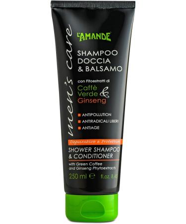  L'Amande SHAMPOO DOCCIA+ BALS.DEPUR.MAN'S CARE 250 ML - Buy Online on GoSupps.com
