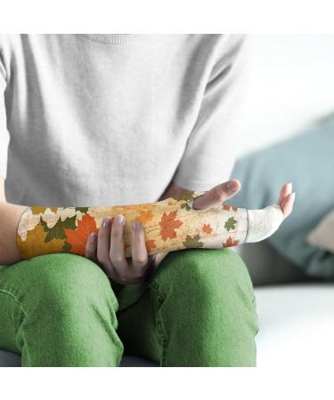 LED Back Fall Arm Cast Cover - Washable & Reusable Maple Leaf Cast Protector - Decorative Arm Sleeves Size L - Buy Online on GoSupps.com