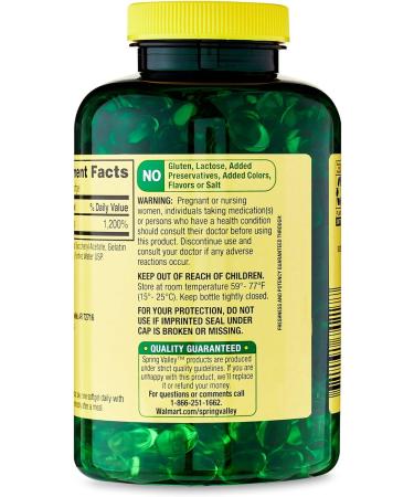 Spring Valley Vitamin E 400 IU Softgels - 500 ct with Fusion Shop Store Week Case - Pack of 1 - Buy Online on GoSupps.com