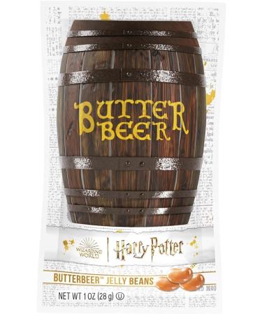 Jelly Belly Harry Potter Butterbeer Jelly Beans Bag 28g 6-Pack - Holidays & Christmas Candy - Vegan Candy Dairy Free Snacks Gluten Free Kosher Candy Bulk Candy Stocking Stuffers for Teens - Buy Online on GoSupps.com