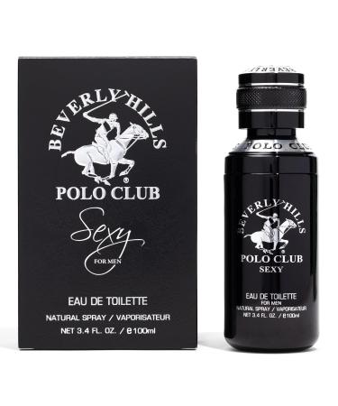 Beverly Hills Polo Club SEXY - Oriental Woody Cologne for Men - Timeless Fresh & Masculine Fragrance Scent - Eau De Toilette Spray 3.40fl.oz / 100ml Floral 3.4 Fl Oz (Pack of 1)