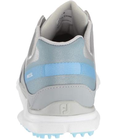 FootJoy Women's Pro/SL Golf Shoes 7 - Grey/Light Blue | Best Price & Free Shipping - Buy Online on GoSupps.com