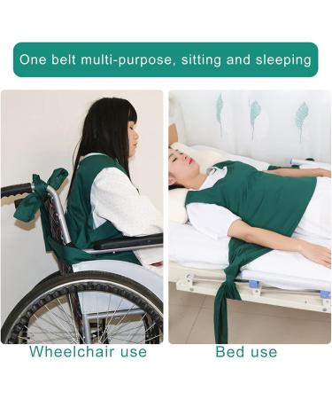tinysiry Patient Restraint Clothing Bed-Ridden Elderly Collarless Back Buttons Long Bandage Bedridden Top Sweat-Absorbing Patients Bedridden Clothes for Rehabilitation Patients Green XL - Buy Online on GoSupps.com