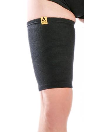 AGON Thigh Compression Sleeve Support for Hamstring, Groin, and Quad Pain Relief - Men & Women - Large - Buy Online on GoSupps.com