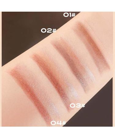 3-in-1 Eyeshadow Pencil Waterproof Long-lasting Eyeshadow Pencil Matte and Shimmer Eyeshadow Creamy Eyeshadow Pencil with Long-lasting Color (2#) - Buy Online on GoSupps.com