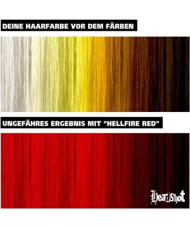 Shop Hellfire Red Semi-Permanent Hair Color - 150 ml | Vibrant Red Hair Dye for Stunning Headshots | International Shipping Available - Buy Online on GoSupps.com