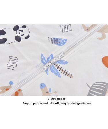 Chilsuessy Toddler Sleeping Bag with Feet 2.5 Tog - Panda Forest Design | CPC Certified Baby Sleeping Sack for 2-3 Years, 80cm - Infant Walking Pyjamas & Wearable Blanket - Buy Online on GoSupps.com
