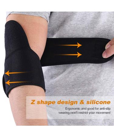 Elbow Support Brace - SBR & Lycra | Comfortable Protector for Sports - Tennis Basketball & More - Buy Online on GoSupps.com