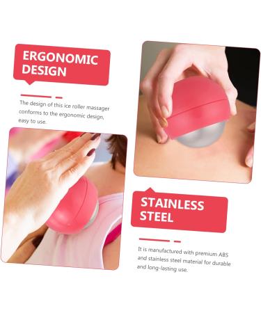 Healeved 5pcs Handheld Massage Ball Set - Stainless Steel Facial & Body Massager Trigger Point Rollers for Fitness & Foot Relief - Buy Online on GoSupps.com