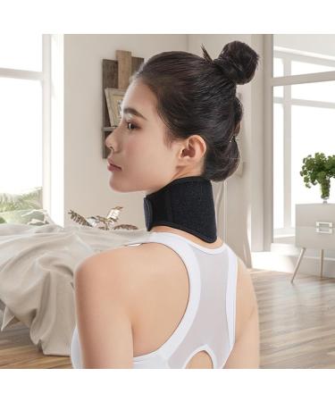 Neck Support Collar Collar Neck Pad | Heating Warm Hot Compress Adjustable Magnetic Support Brace For Sleeping Relief Relaxation - Buy Online on GoSupps.com