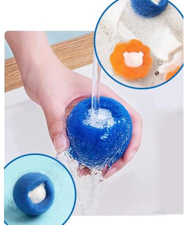 4 Pack Pet Hair Remover for Laundry Laundry Balls Hair Catcher Washing Machine Lint Remover Reusable - Pet Fur Laundry Catcher Hair Remover for Laundry Clothes Bedding - Buy Online on GoSupps.com
