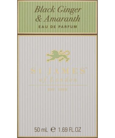 St James of London Black Ginger & Amaranth Parfum - Buy Online on GoSupps.com
