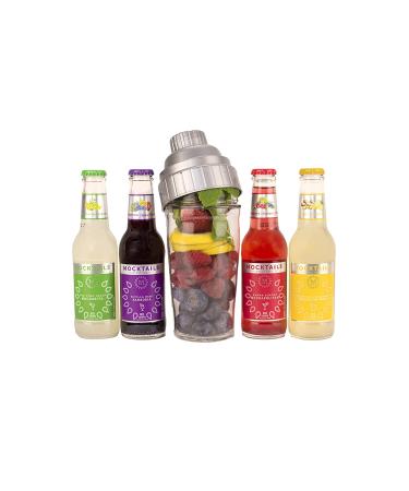 Mocktails Variety Pack - Official Drink of Sober October | Non-Alcoholic, Low Calorie, Vegan Alternatives | 6.8 fl oz (Pack of 12) - Buy Online on GoSupps.com
