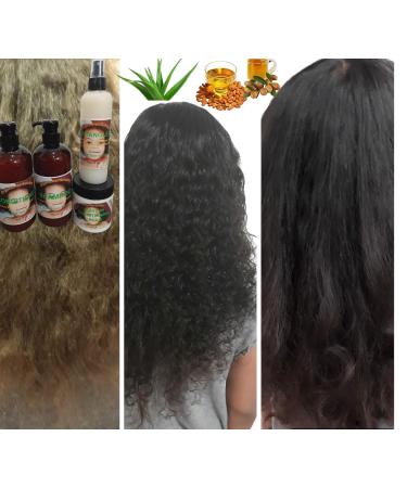 Organic Kids Hair Growth Pomade | Strengthen Thicker Longer Hair with Castor Oil Mango Butter & Avocado | Nourish Scalp & Prevent Split Ends - Buy Online on GoSupps.com