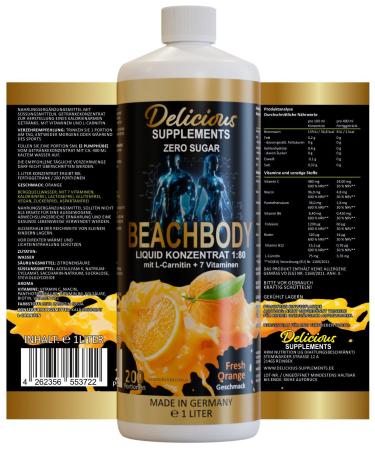 Buy Delicious Beachbody Liquid Orange | Best International Shipping & Quality Supplements - Buy Online on GoSupps.com
