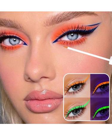 Waterproof Eyeliner 8 Colors Luminous MakeUp Defined Lines with Waterproof EyelinerFor Outdoor Activities Event Work Night Wedding Travel Party Daily Use Home Women - Buy Online on GoSupps.com