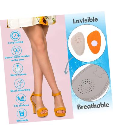 Didiseaon Half Size Pad Shoe Insoles Comfort Cushions for High Heels | Invisible Forefoot Pads & Shoe Inserts for All-Day Support - Buy Online on GoSupps.com