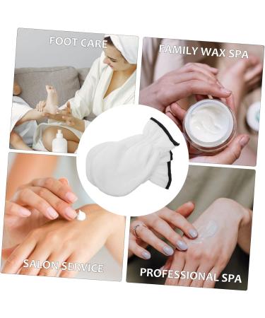 Ipetboom Wax Work Gloves 1 Pair Wax Essential Oil Gloves Paraffin Wax Mittens Paraffin Wax Gloves Essential Oil Gel Gloves Work Gloves Hand Spa Gloves Skin Care White Flannel Boots - Buy Online on GoSupps.com