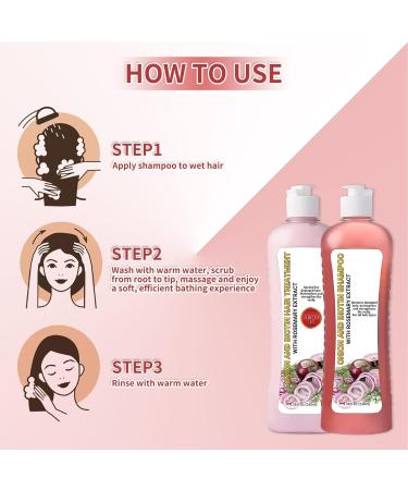  Ziennhu Biotin Onion and Rosemary Shampoo | Strengthening Formula for Thicker Longer Hair | Nourishing Scalp Care Shampoo with Onion Extract B - Buy Online on GoSupps.com