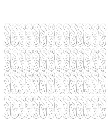 Faruta 200 pieces M ASK Ohrgroups Extension hooks S-shaped M ASK Extension rope buckle hearing protection adjuster (color: white 250 pieces)