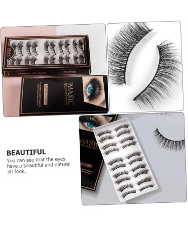 minkissy False Eyelash 30 Pairs es Carnival Makeup Supplies Makeup Eyelashes False Eyelashes Natural Cosmetic Drama Lashes Artificial Eyelashes Lashes Fluffy 3d Cosmetics Chemical Fiber - Buy Online on GoSupps.com