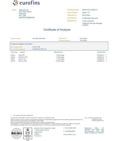 PURETREX Shilajit Seamoss Capsules with Lion's Mane, Ashwagandha, and Cordyceps 120 Vegan Capsules for Energy, Focus, and Wellness - Buy Online on GoSupps.com